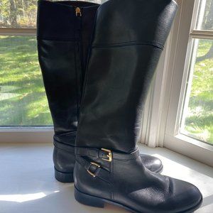 Ralph Lauren Tall Riding Boots - Black - Size 8.5